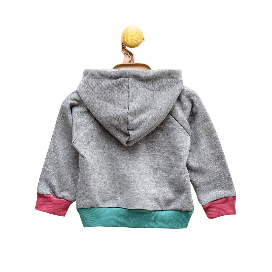LONG SLEEVE HOODIE WITH SQUARE POCKET 7807