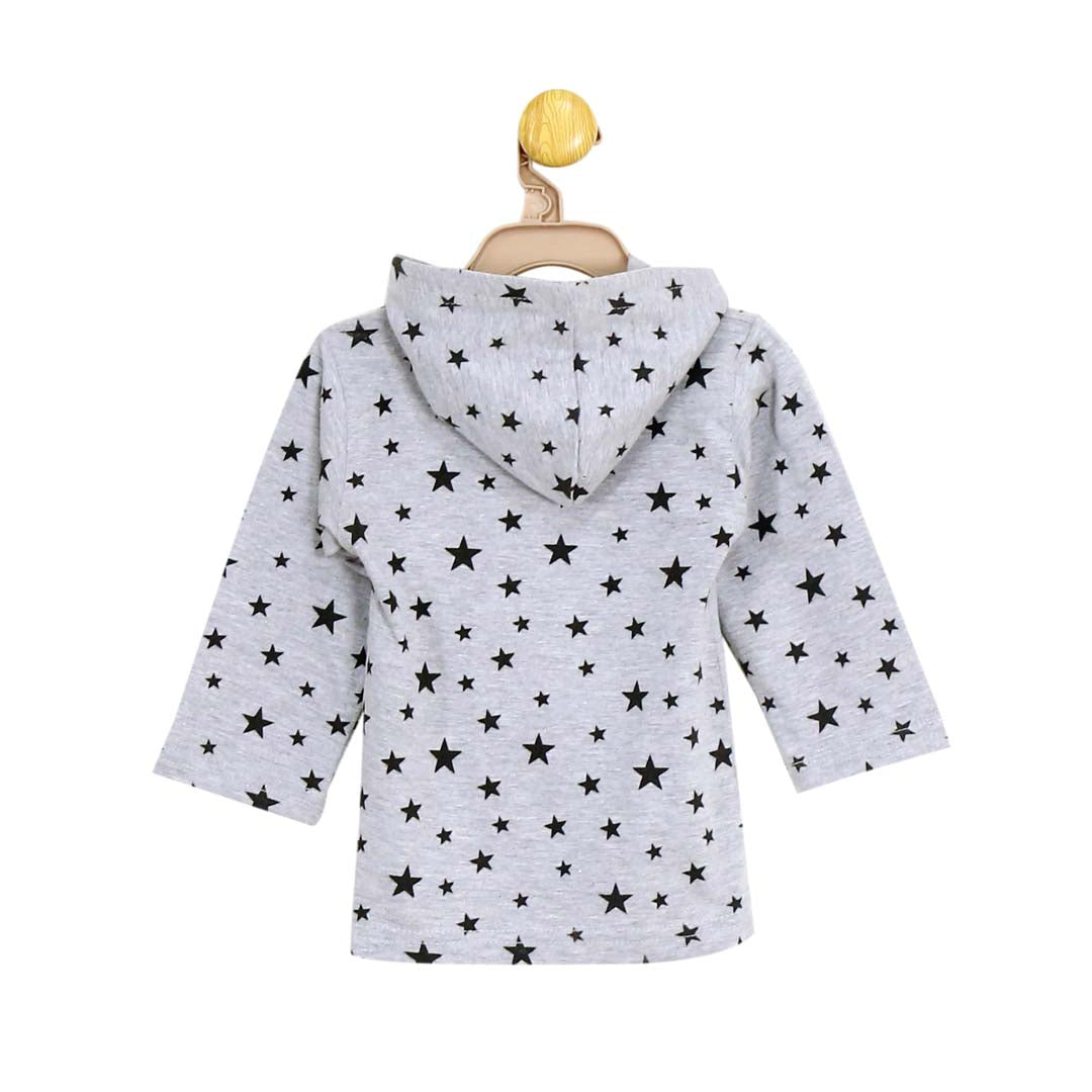 LONG SLEEVE T-SHIRT WITH HOOD 7527