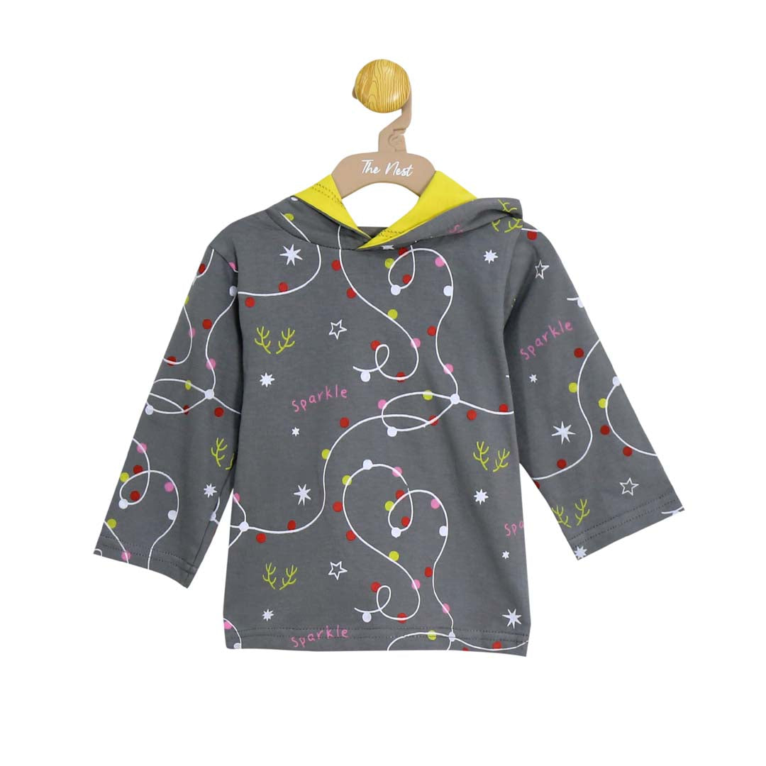 LONG SLEEVE HOODIE T-SHIRT 7314