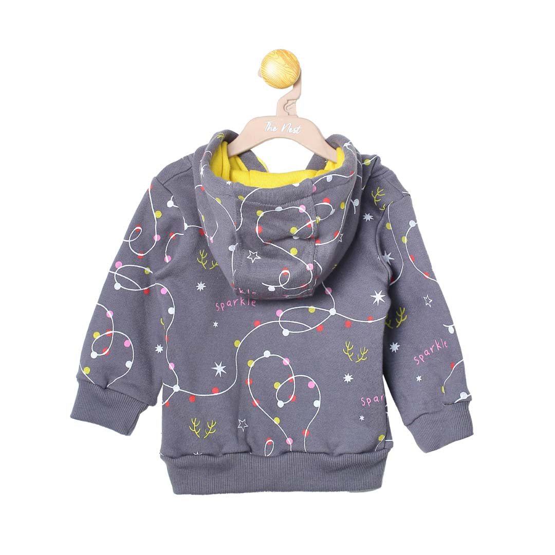 LONG SLEEVE HOODIE KANGRO POCKET JACKET 7346